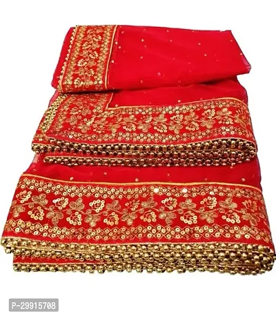 Traditional Net Bridal Dupatta-thumb0