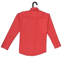RED FOGG Boys Full Sleeve Shirt Peach for 3-4 Years Length 24 inch-thumb1