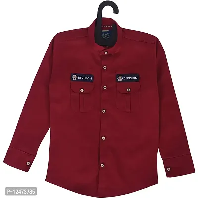 RED FOGG Boys Full Sleeve Cotton Shirt-thumb0
