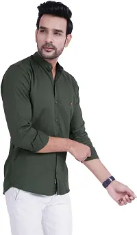 Classic Cotton Solid Casual Shirts for Men-thumb3