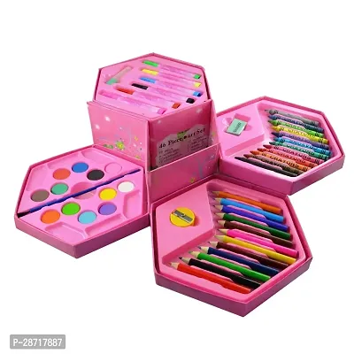 46 Pieces Colors Art Craft Kit for Kids-Mixed Characters - All in 1 Colors Box-thumb2