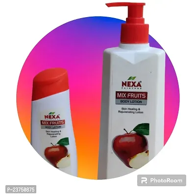 Nexa Moisturizing Body Lotion Mix Fruit's(500 ML AND 100