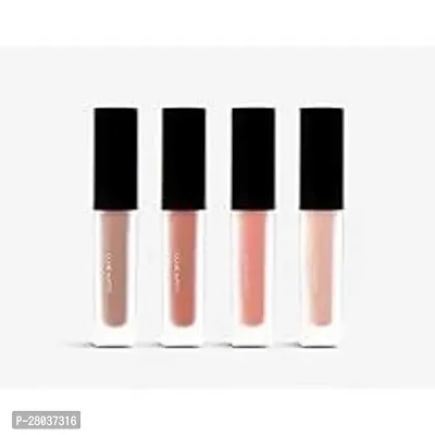 Nude Edition -Mini Lipsticks Combo Pack of 4 Liquid Matte Lipstick Set-thumb0