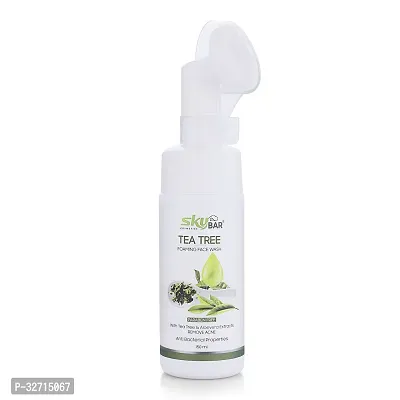 Skybar Tea Tree Foaming Face Wash With Built in Brush for Deep Cleansing  Face Wash 150ml-thumb0