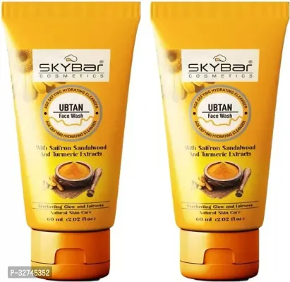 SKYBAR UBTAN FACEWASH FOR EVERLASTING GLOW  FAIRNESS 2*60ML