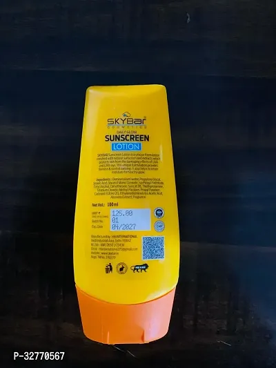 SKYBAR Sunscreen - SPF 30 PA++ UVA Safe For Men  Women, DETAN  Anti-Aging 100ml-thumb2