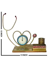 Doctor Stethoscope clock - Pen stand - Card Holder-thumb2