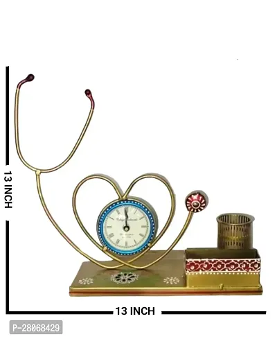 Doctor Stethoscope clock - Pen stand - Card Holder-thumb3