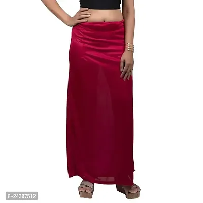 Stylish Fancy Satin Solid Stitched Patticoats For Women