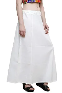 RTI Group Women's Cotton Off White Colour Inskirt Saree petticoats (RTI-044)-thumb1