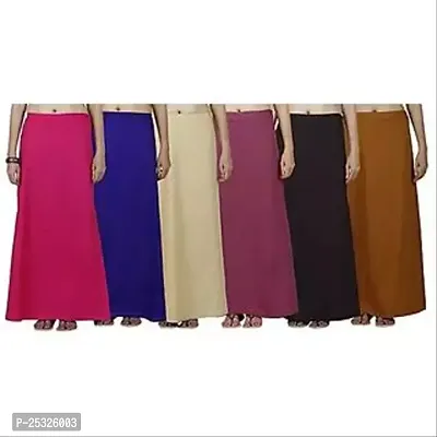 Women's Cotton Petticoat (Pack Of 6).Free Size