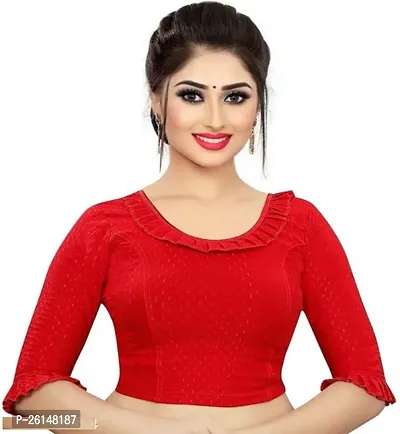 Women's Red Blouse-thumb0