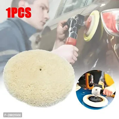 MLD 7 inch inch 180mm Soft Wool Clean Polishing Buffing Bonnet Pad for Car Auto Polisher-thumb2