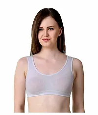 MLD Super Stylish Women's Air Sports Bra- Pack of 2 (Free Size, Size of 28 to 38)-thumb1