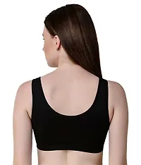 MLD Super Stylish Women's Air Sports Bra- Pack of 3 (Free Size, Size of 28 to 38) Multicolour-thumb2