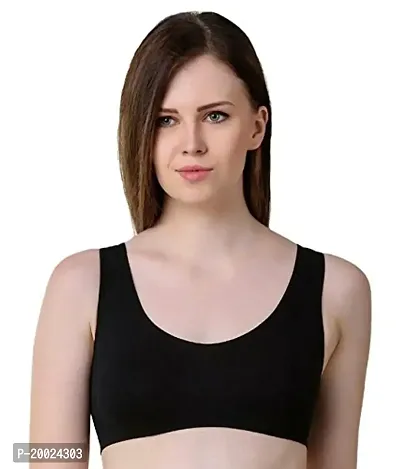 MLD Super Stylish Women's Air Sports Bra- Pack of 3 (Free Size, Size of 28 to 38) Multicolour-thumb2