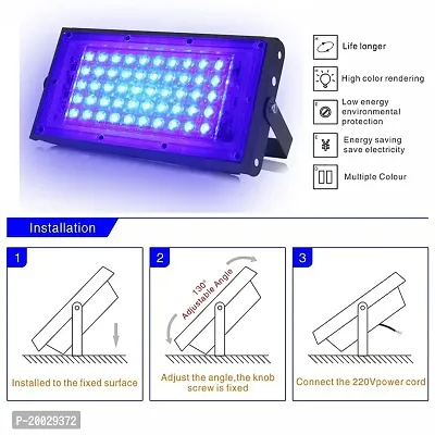 MLD 10W Multi Color Changing Crystal Led RGB Flood Light with Remote Waterproof Brick Floodlights for Decoration Lights-thumb2