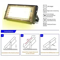 MLD 10W Multi Color Changing Crystal Led RGB Flood Light with Remote Waterproof Brick Floodlights for Decoration Lights-thumb1