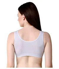 MLD Super Stylish Women's Air Sports Bra- Pack of 3 (Free Size, Size of 28 to 38)-thumb3