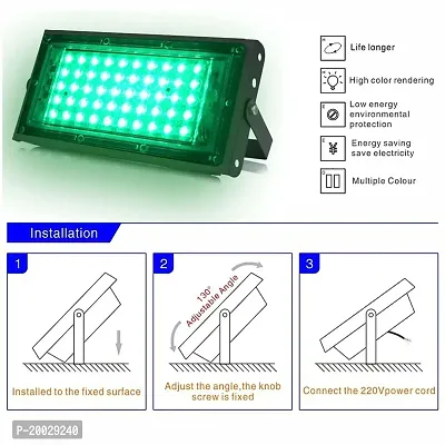 MLD 10W Multi Color Changing Crystal Led RGB Flood Light with Remote Waterproof Brick Floodlights for Decoration Lights-thumb2