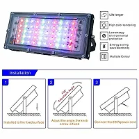 MLD 10W Multi Color Changing Crystal Led RGB Flood Light With Remote Waterproof Brick Floodlights For Decoration Lights |Red, Green, Blue| 10 Watt | Pack Of 1-thumb2