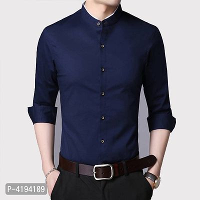 Men's Slim Casual Cotton Shirt-thumb0