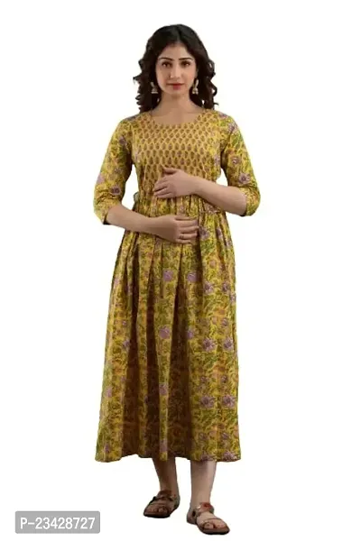 Buy The Style Syndicate Pure Cotton Anarkali Comfortable Maternity