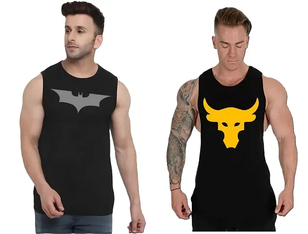 Stylish Gym Vest For Men Pack Of 2