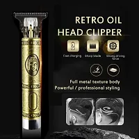 Retro Oil Head Close Cut Precise hair Machine, beard trimmer for men beard trimmers nose trimmer-thumb3