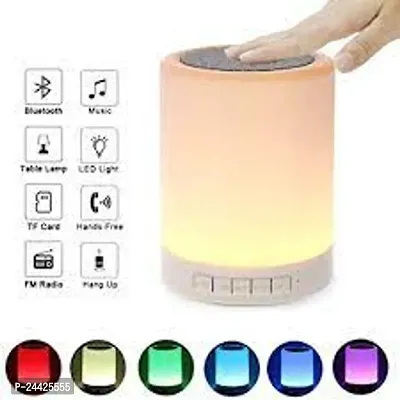 Touch Lamp Truly Wireless Bluetooth Portable Speaker (Multicolour)-thumb5