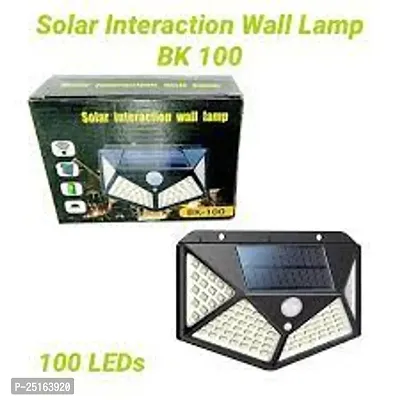 Plastic BK100 Solar Lights For Garden 100 LED Motion Sensor, Lighting Color: Warm White-thumb2