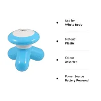 Acupressure India Mimo Portable Full Body Vibration Massager with USB Port (Blue and White)-thumb1