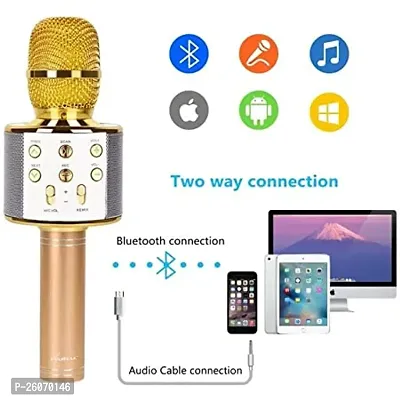 Pic Wireless Bluetooth Karaoke Microphone, Rechargeable Professional Handheld PACK OF 1-thumb2