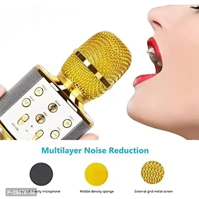 Pic Wireless Bluetooth Karaoke Microphone, Rechargeable Professional Handheld PACK OF 1-thumb5