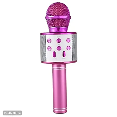 Wireless Singing Mike Multi-Function Bluetooth Karaoke Mic with PACK OF 1-thumb2