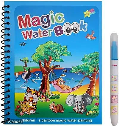 Water Colouring Books Water Pen for Kids - Random Design(PACK OF 1)-thumb2