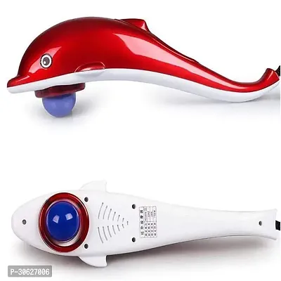 Dolphin Handheld Body Massager for Pain Relief with Powerful Vibration for Unisex-thumb0