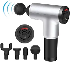 Touch Display- Percussion Gun Back Massager for Men  Women with 4 Attachments(pack of 1)-thumb1