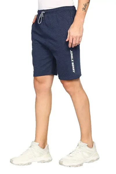 Jungle Berry Men's Cotton Shorts | Regular Fit | Casual Shorts