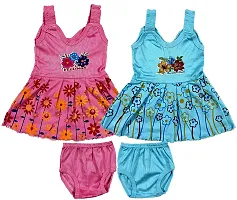Jungle Berry Baby Girls Casual Dress Panties | pack of 2 | Multicolored (2 Combo)-thumb1