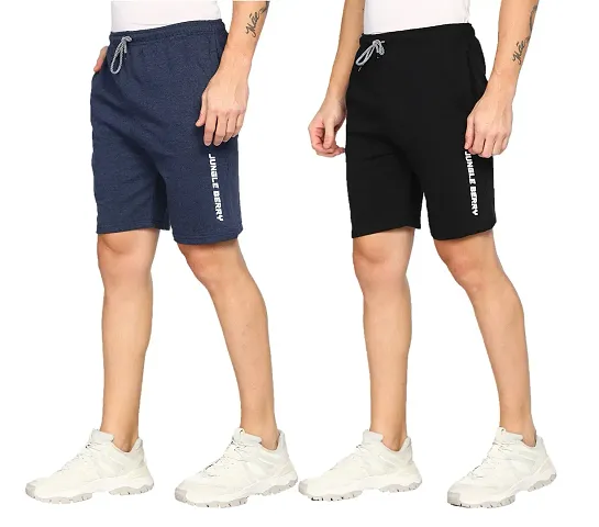 Jungle Berry Mens Cotton Shorts | Regular Fit | Casual Shorts