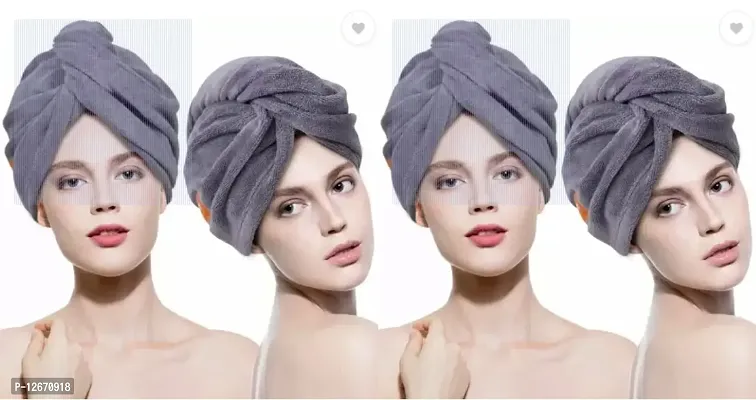 Classic Cotton Hair Towel Pack Of 4