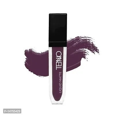 TENNO Mini Ice Candy Liquid Lipstick, Matte Finish, 16 Hrs Stay, 4Ml, Fine Wine