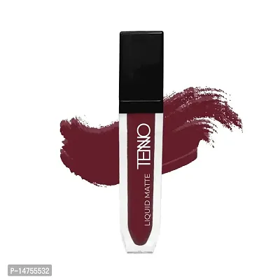 TENNO Mini Ice Candy Liquid Lipstick, Matte Finish, 16 Hrs Stay, 4Ml, Brazen Raisin