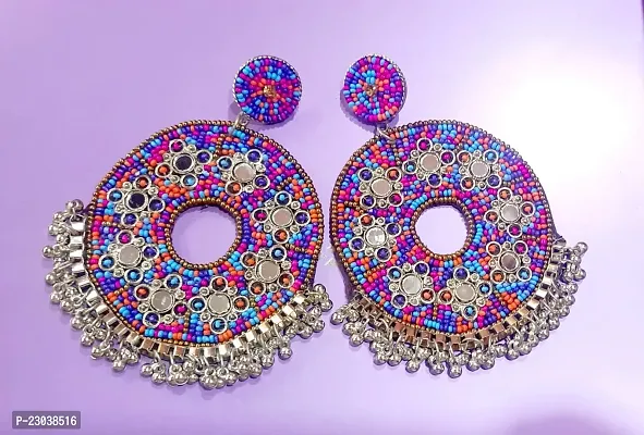 Fashion Jewellery Earings Fabric Dangler Earrings for Girls and Women