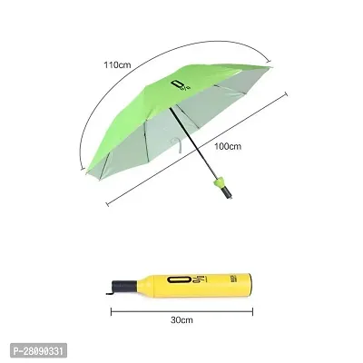 Mini Umbrella wine bottle . Unique umbrella bottle green colour-thumb3