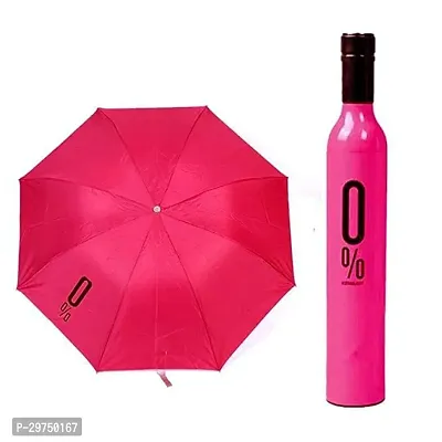 Mini Umbrella wine bottle . Unique umbrella bottle pink Foldable double layer Umbrella