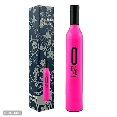 Mini Umbrella wine bottle . Unique umbrella bottle pink Foldable double layer Umbrella-thumb3