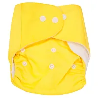 Combo of Reusable Baby Washable Cloth Diaper kids diaper 2pcs. diaper and 2pcs. insert-thumb1