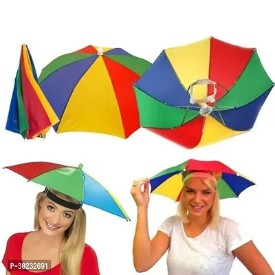 Hands Free Adjustable Size Umbrella Hat For All-thumb3